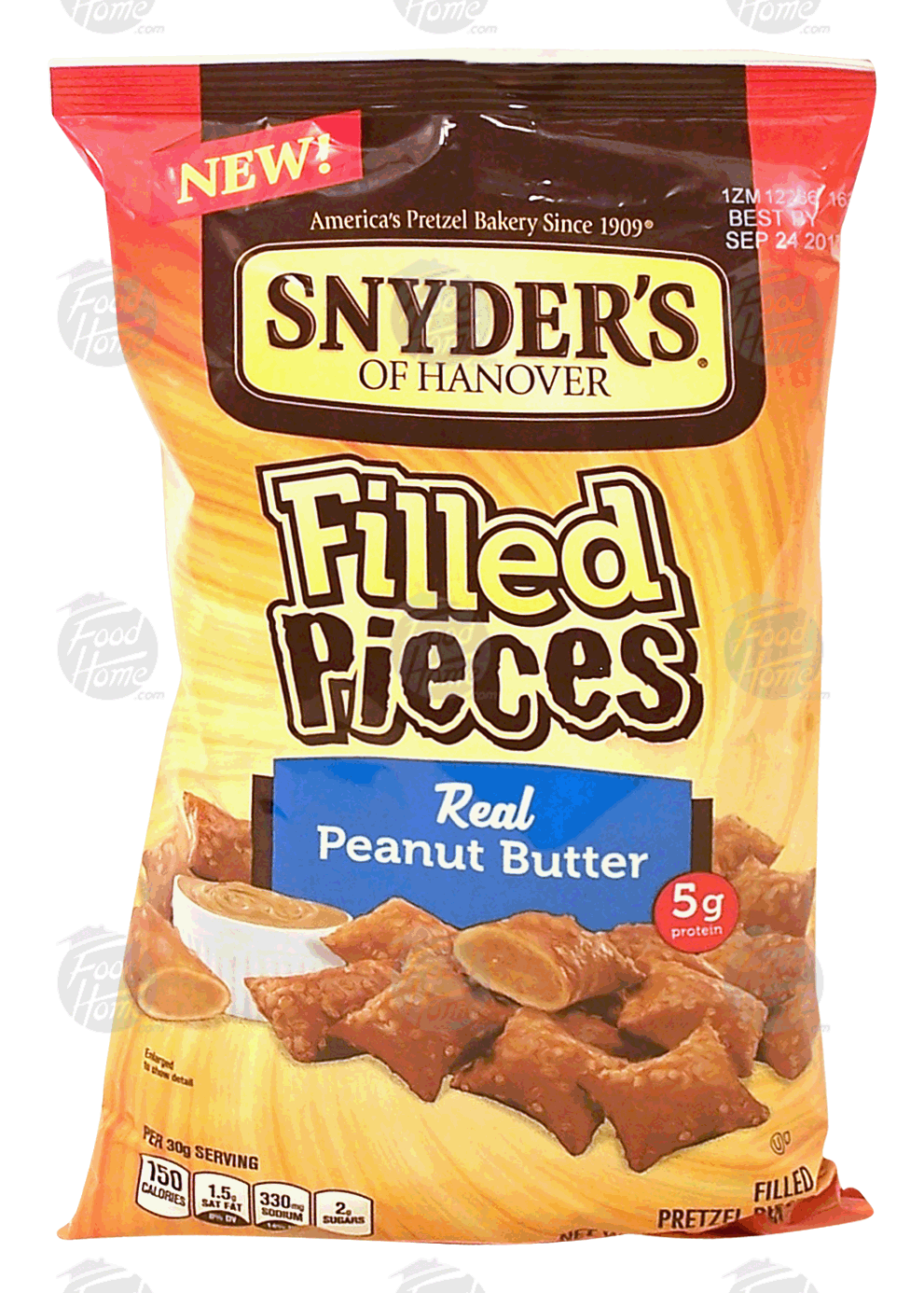 Snyder's Of Hanover Filled Pieces peanut butter filled pretzel pieces Full-Size Picture